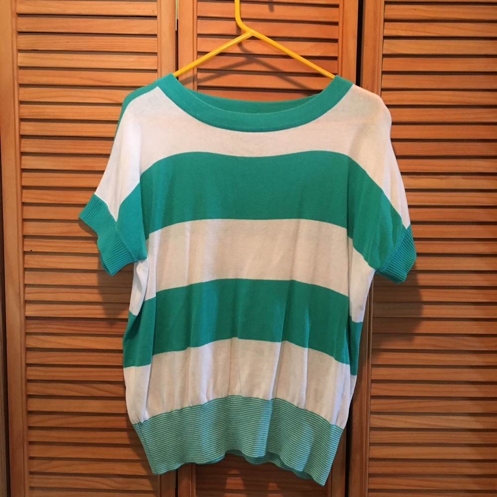 CJ Banks Short Sleeved Sweater